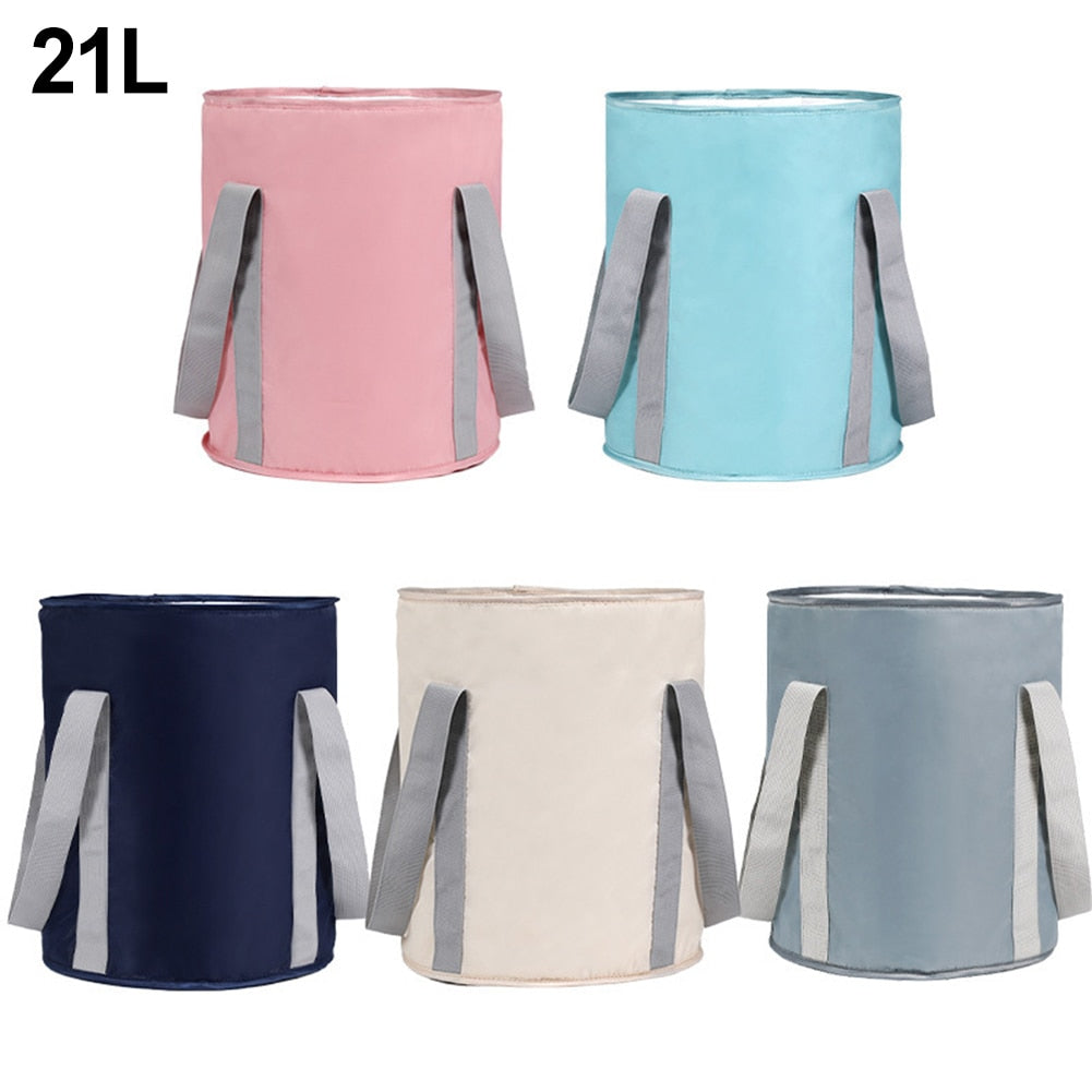 Collapsible Portable Foot Tub for easy foot soaking at home or on the go; durable, waterproof, and foldable for compact storage.